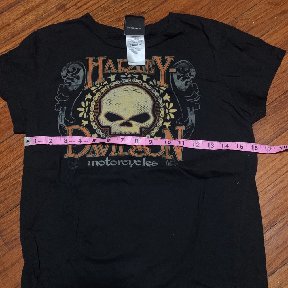 Harley Davidson Women’s skull tee in black sz L